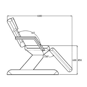 Additional picture of Rem Excel 3 Motor Elec Couch W