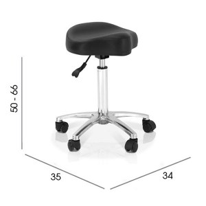Additional picture of Rem Mustang Stylist Stool Col