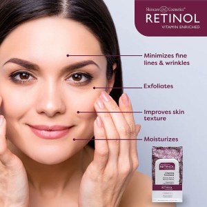 Additional picture of Retinol Cleansing Wipes 60pk