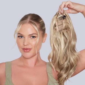 Additional picture of SH Med Wand Wave Ponytail #4 Chocolate Dahlia