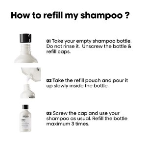 Additional picture of Loreal Metal Detox Spoo Refill 500ml