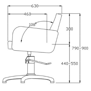 Additional picture of Rem Colorado Hydraulic Chair B