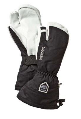 Hestra Army Leather Heli 3-Finger Black 11 2023