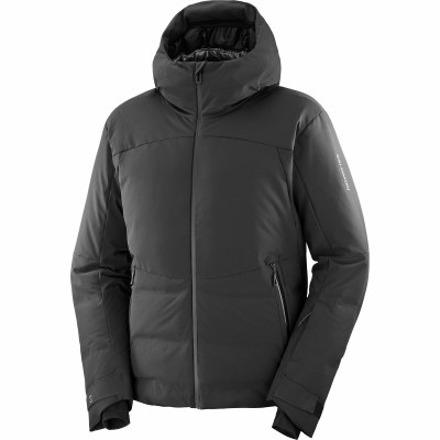 Salomon Alpenflow Mens Jacket Deep Black Medium 2025