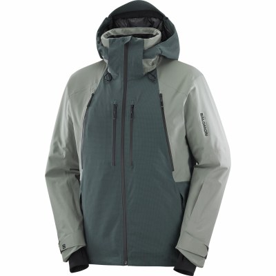 Salomon Mens Spectral Insulated Jacket Green Gables/Sedona Sage Medium 2026