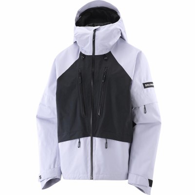 Salomon Womens Venom Shell Jacket Cosmic Sky/Deep Black Small 2026