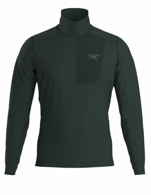 2027 Arcteryx Men RHO LT Zip Neck Dark Jade Medium