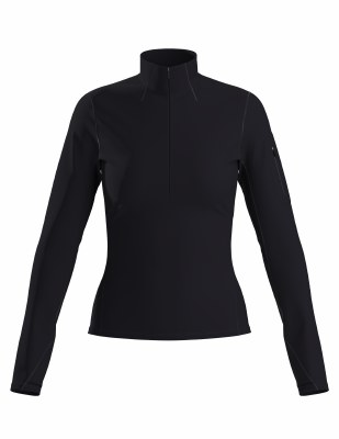 2027 Arcteryx Women's RHO Zip Neck Black Small