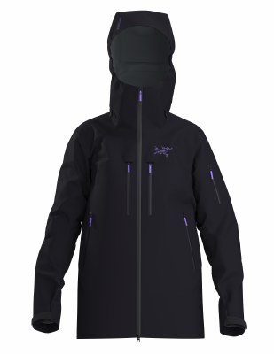 2027 Arcteryx Women Rush Jacket Black/ Vioelectric Small