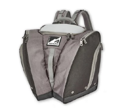 2027 Athalon Jr. Boot Bag Black/ Gray