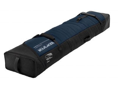2027 Kulkea Kantaja Double Roller Ski Bag Cobalt-Black