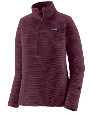 Patagonia Women R1 Zip Neck Berry Fig Extra Large 2027