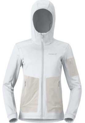 2026 Norrona Women's Falketind Warm2 Hood Snow White Medium