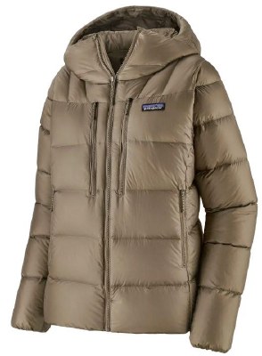 2026 Patagonia Women's Fitz Roy Down Hoody Wing Grey Small