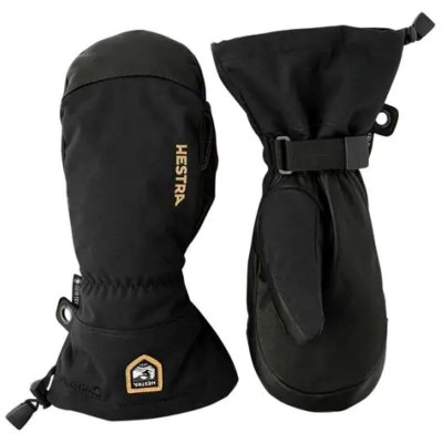 2026 Hestra Army Leather Gore-tex Mitt Unisex Black 8