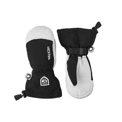 2026 Hestra Army Leather Heli Ski Jr. Mitt Black 6