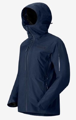2026 Norrona Women's Lofoten Goretex Insulated Jacket Indigo Night Medium
