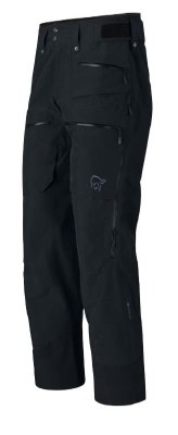 2026 Norrona Men's Lofoten Goretex Insulated  Pant SHORT Caviar Black Large
