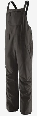 2026 Patagonia Women's Powder Town Bib Black Small