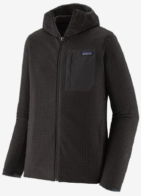 2026 Patagonia Men's R1 Air Feece Zip Neck Black Small