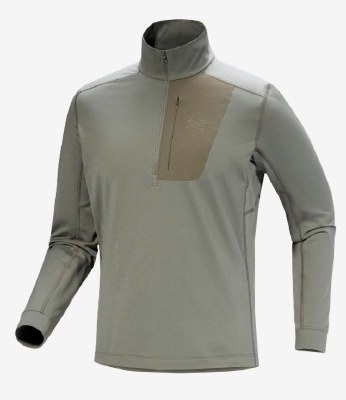 2026 Arcteryx Men's RHO LT Zip Neck Forage Tatsu Extra Large