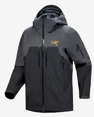 2026 Arcteryx Men's Rush Jacket Graphite Black Extra Large