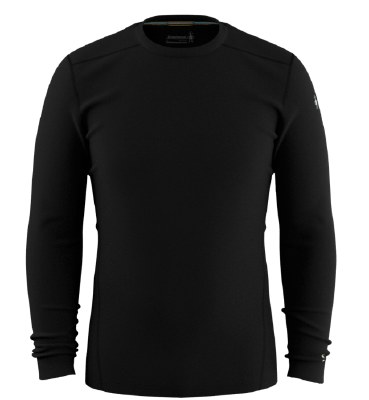 2027 Smartwool Men's Thermal Base Crew Black Small