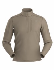 Arcteryx Mens RHO Heavyweight Zip Neck Smoke Bluff Medium 2024