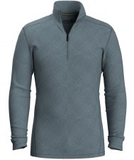 Smartwool Merino Quarter Zip Mens Pewter Blue Heather Large 2025