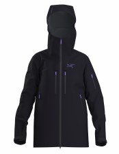 2027 Arcteryx Women Rush Jacket Black/ Vioelectric Small