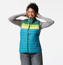 2027 Cotopaxi Women's Fuego Down Vest Juniper/Oasis Medium