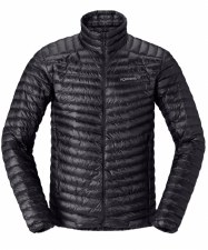 2027 Norrona Trollveggen Men's down800 Super Light Jacket Black Medium