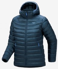 2026 Arcteryx Women's Cerium Hoody Nightscape Glacial Small