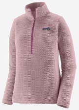 2026 Patagonia Women's R1 Air Fleece Zip Neck Quiet Violet Medium