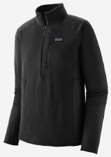 2026 Patagonia Men's R1 Fleece Pullover Sunken Black Small