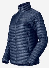 2026 Norrona Women's Trollveggen Down 800 Jacket Indigo Night Small