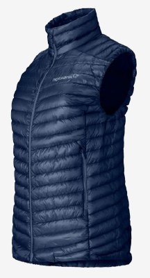 2026 Norrona Women's Trollveggen Down 800 Vest Indigo Night Small