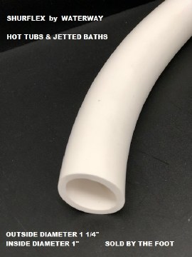 WATERWAY VINYL TUBING, 1&quot;  X 1 1/4&quot; - SOLD PER FOOT