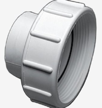 WATERWAY 2.5" UNION NUT WITH 2.5" TAILPIECE AND O-RING  400-6010