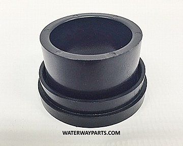 WATERWAY 2" FLANGE X 1 1/2" SLIP BLACK