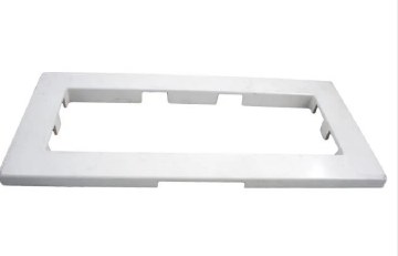 WATERWAY TRIM PLATE, INGROUND VINYL LINER SKIMMER,  COLOR : WHITE  519-9540