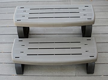 WATERWAY SPA STEP CHARCOAL