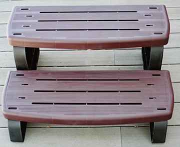 WATERWAY SPA STEP CINNAMON