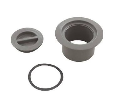 WATERWAY VOLLEYBALL POLE HOLDER FLANGE &amp; PLUG ASSEMBLY