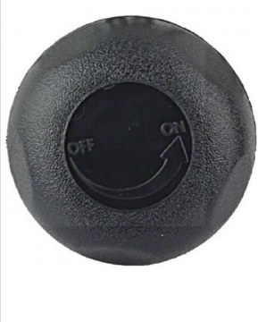 WATERWAY KNOB- BLACK  602-4351