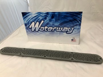 WATERWAY 32&quot;  BLADE DIAMOND DESIGN -COVER GRATE (ONLY) GRAY