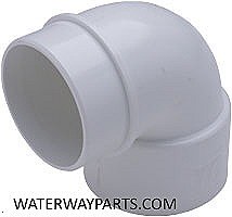 WATERWAY 2.5"SLIP 90 ELL ADAPTER  642-3610