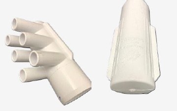 WATERWAY  MANIFOLD 2"' SHR X DEAD END X( 6) 3/4" PORTS 672-7720