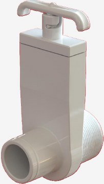 WATERWAY SLICE VALVE, 1.5"  MPT X 1.5"     880-1530