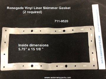 WATERWAY RENEGADE WIDE SKIMMER GASKET